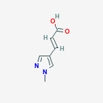 Structure of (2E)-3-(1-METHYL-1H-PYRAZOL-4-YL)ACRYLIC ACID