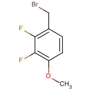 Structure of 2,3-DIFLUORO-4-METHOXYBENZYL BROMIDE
