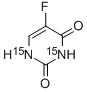 Structure of 5-FLUOROURACIL-15N2