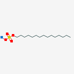 Structure of Sulfuric acid, mono-C12-18-alkyl esters, sodium salts