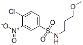 Structure of 4-chloro-N-(3-methoxypropyl)-3-nitrobenzenesulphonamide