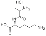 Structure of H-ALA-LYS-OH HCL