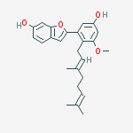 Structure of Mulberrofuran A