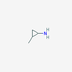 Structure of Cyclopropanamine, 2-methyl-