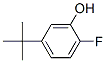 Phenol,  5-(1,1-dimethylethyl)-2-fluoro-结构式