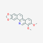 Structure of 1,2-Dimethoxy-[1,3]benzodioxolo[5,6-c]phenanthridine
