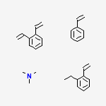 Structure of DOWEX 1X4-200 ION-EXCHANGE RESIN