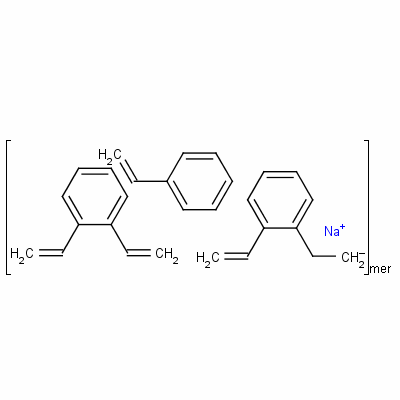 Structure of DOWEX(R) HCR-W2