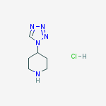 Structure of 4-(1H-Tetrazol-1-yl)piperidine hydrochloride