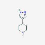 Structure of 4-(1H-pyrazol-4-yl)piperidine