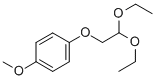 Structure of 4-METHOXYPHENOXYACETALDEHYDE DIETHYL ACETAL