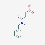 Butanoic acid, 4-[methyl(phenylmethyl)amino]-4-oxo-结构式