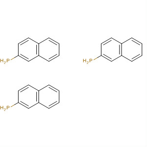 Structure of Phosphine, tris-2-naphthalenyl-