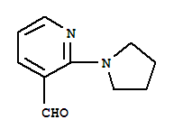Structure of 2-(1-PYRROLIDINYL)NICOTINALDEHYDE