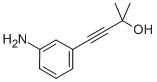 Structure of 4-(3-AMINOPHENYL)-2-METHYL-3-BUTYN-2-OL