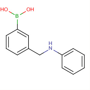 3-((PHENYLAMINO)METHYL)PHENYLBORONIC ACID结构式