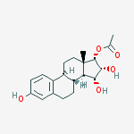 Estetrol 17-Acetate结构式