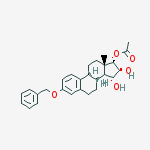 Structure of 3-O-Benzyl Estetrol 17-Acetate