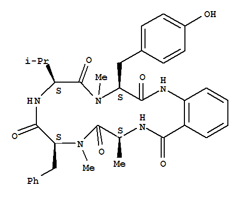 CYCLOASPEPTIDE A结构式
