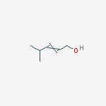 Structure of 2-Penten-1-ol, 4-methyl-, (2E)-