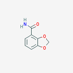 Structure of 1,3-benzodioxole-4-carboxamide