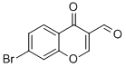 Structure of 7-Bromo-4-oxo-4H-chromene-3-carbaldehyde