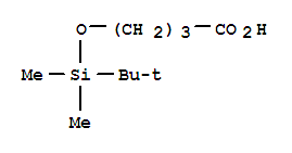 4-{[tert-butyl(dimethyl)silyl]oxy}butanoic acid结构式