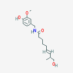 Chemical structure of 17-Hydroxy Capsaicin