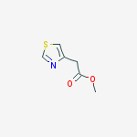 Structure of 4-Thiazoleacetic acid methyl ester