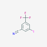 3-iodo-5-(trifluoromethyl)benzonitrile结构式