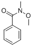 Structure of N-METHOXY-N-METHYLBENZAMIDE