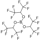 Structure of BORIC ACID TRIS(HEXAFLUOROISOPROPYL) ESTER
