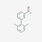 Structure of 3-(2,6-Dimethylphenyl)benzaldehyde