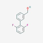 3-(2,6-Difluorophenyl)benzyl alcohol结构式