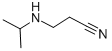Structure of 3-(ISOPROPYLAMINO)PROPANENITRILE