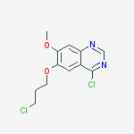 Structure of 4-Chloro-6-(3-chloropropoxy)-7-methoxyquinazoline