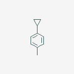 Structure of 1-cyclopropyl-4-methylbenzene