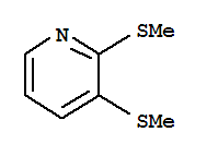 Structure of 2,3-bis(methylsulfanyl)pyridine