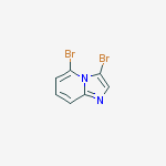 Structure of 3,5-dibromoimidazo[1,2-a]pyridine