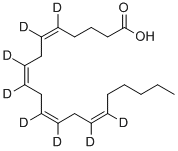 Structure of 5Z,8Z,11Z,14Z-EICOSATETRAENOIC-5,6,8,9,11,12,14,15-D8 ACID