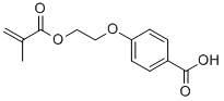 Chemical structure of 4-(2-METHACRYLOXY-ETHYL-1-OXY)BENZOIC ACID