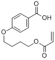 Structure of 4-(4-ACRYLOXY-BUTYL-1-OXY)-BENZOIC ACID