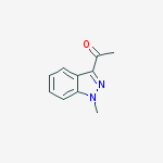 1-(1-methyl-1H-indazol-3-yl)ethanone结构式