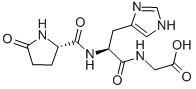 Structure of pyroglutamyl-histidyl-glycine