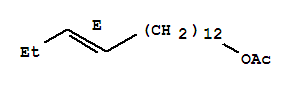 (13E)-Hexadec-13-en-1-yl acetate结构式