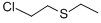 Structure of 2-Chloroethyl ethyl sulfide