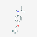 PHENACETIN-D5,结构式