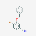 Benzonitrile, 4-bromo-3-(phenylmethoxy)-结构式