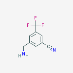 Structure of BENZONITRILE,3-(AMINOMETHYL)-5-(TRIFLUOROMETHYL)-