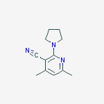 Structure of 4,6-Dimethyl-2-pyrrolidin-1-ylnicotinonitrile